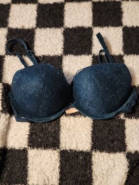 Lace Push-Up Bra - Deep Teal